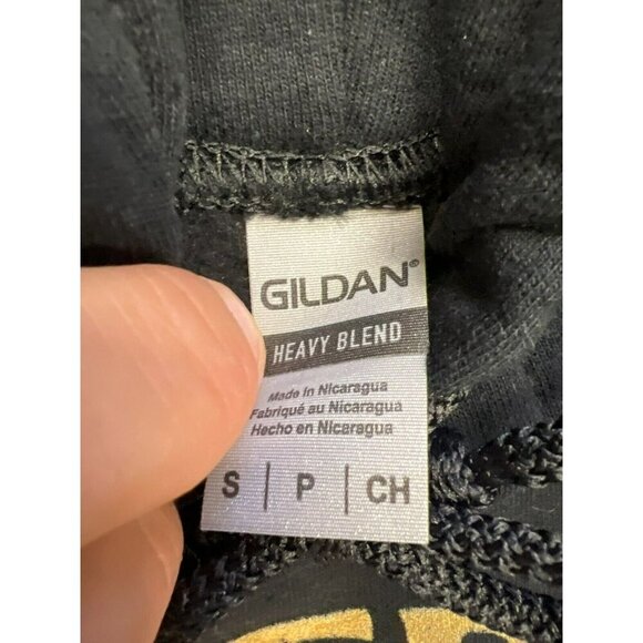 Gildan Vintage Vert Der Ferk Heavy Blend Kangaroo Pocket Chef Fun Black Hoodie S - Picture 6 of 12